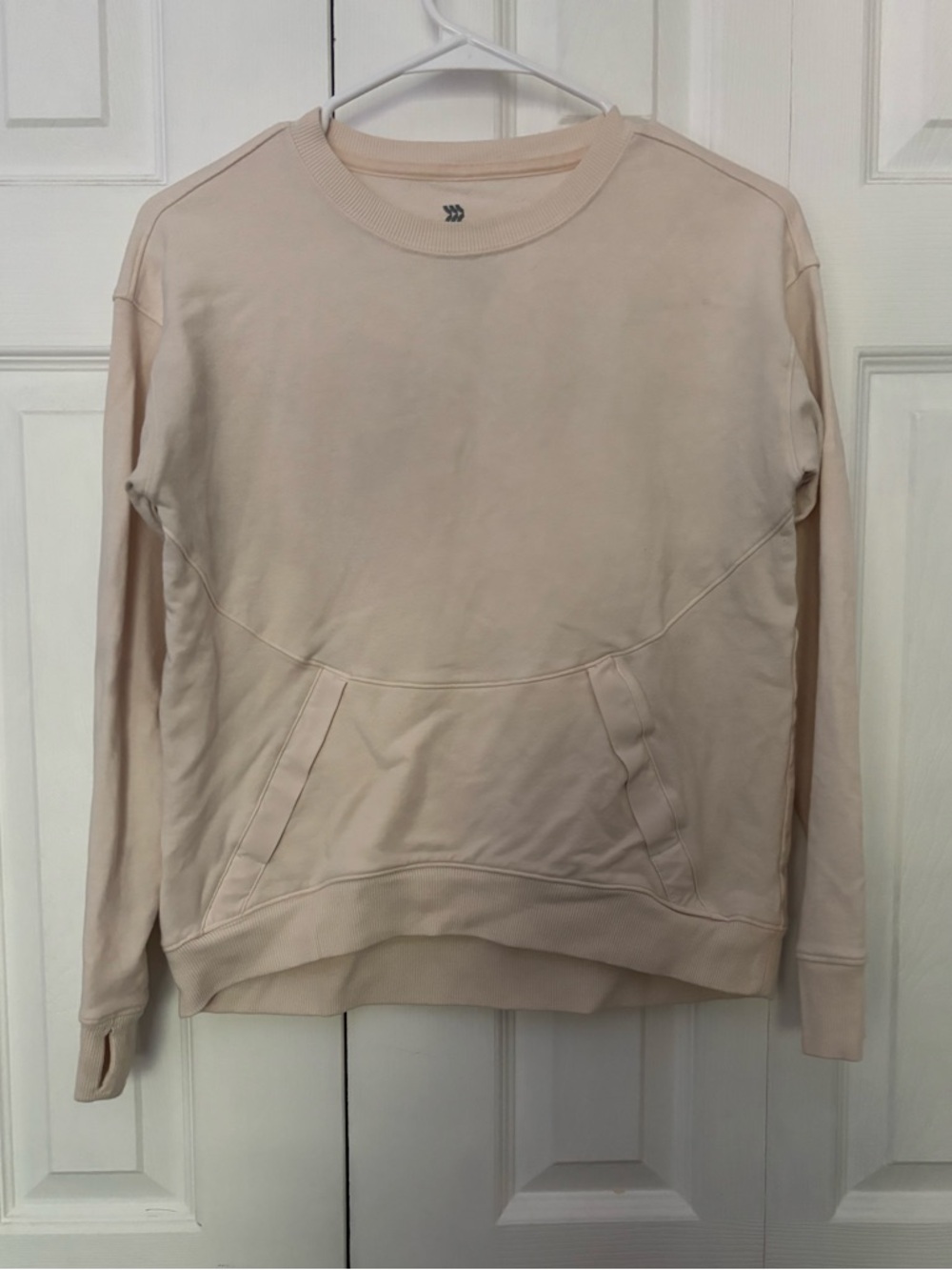 all in motion Women's Crewneck Sweatshirt in Light Beige